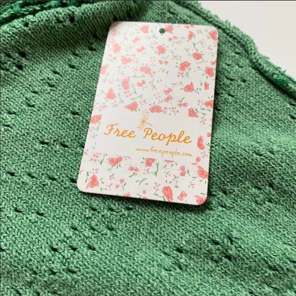 Free People Sand Castle Pointelle Knit Sweater - Picture 5 of 5